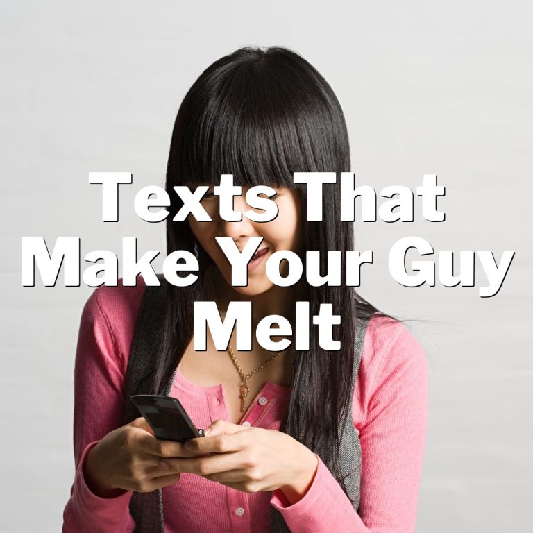 Texts that make your guy melt: Spicing up the passion!